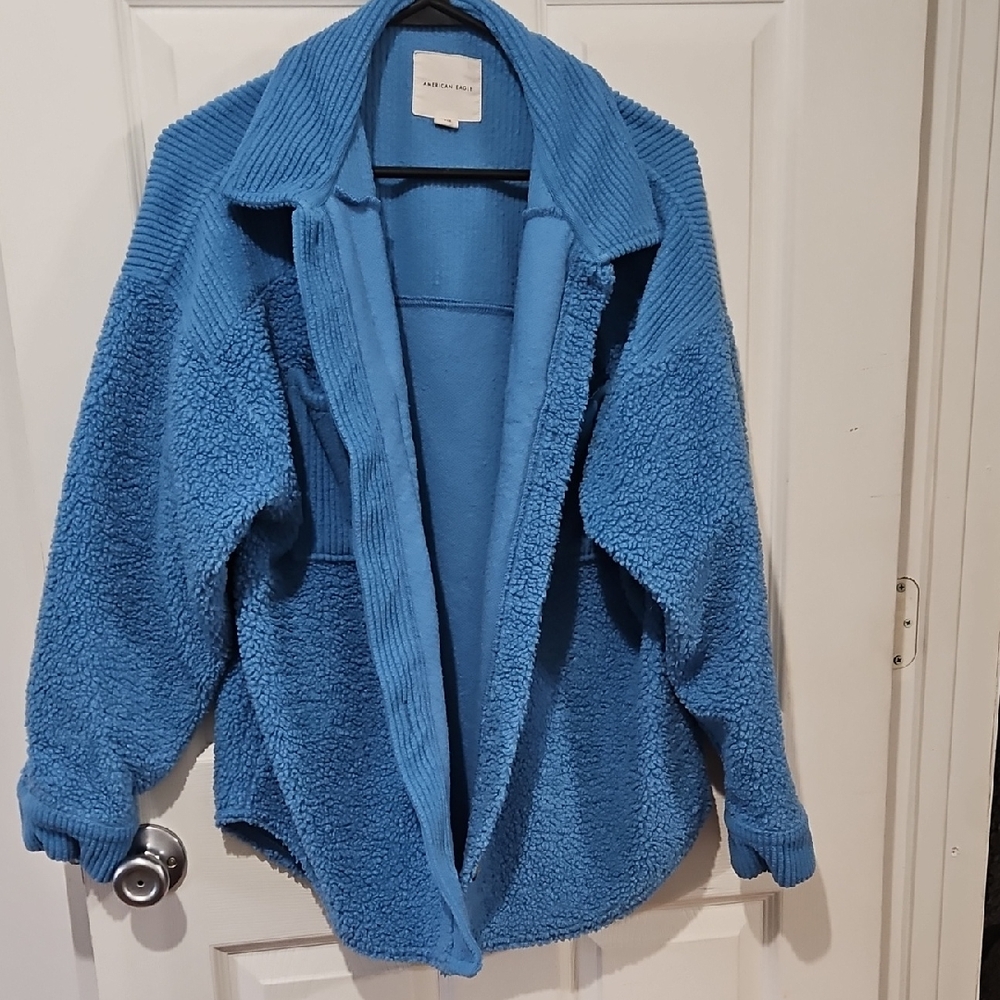 American Eagle Outfitters Blue Shacket Size Small‎